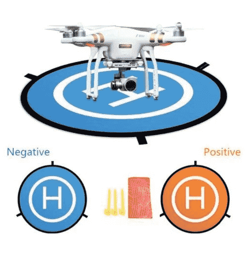 Taşınabilir Drone İniş Pedi 55cm