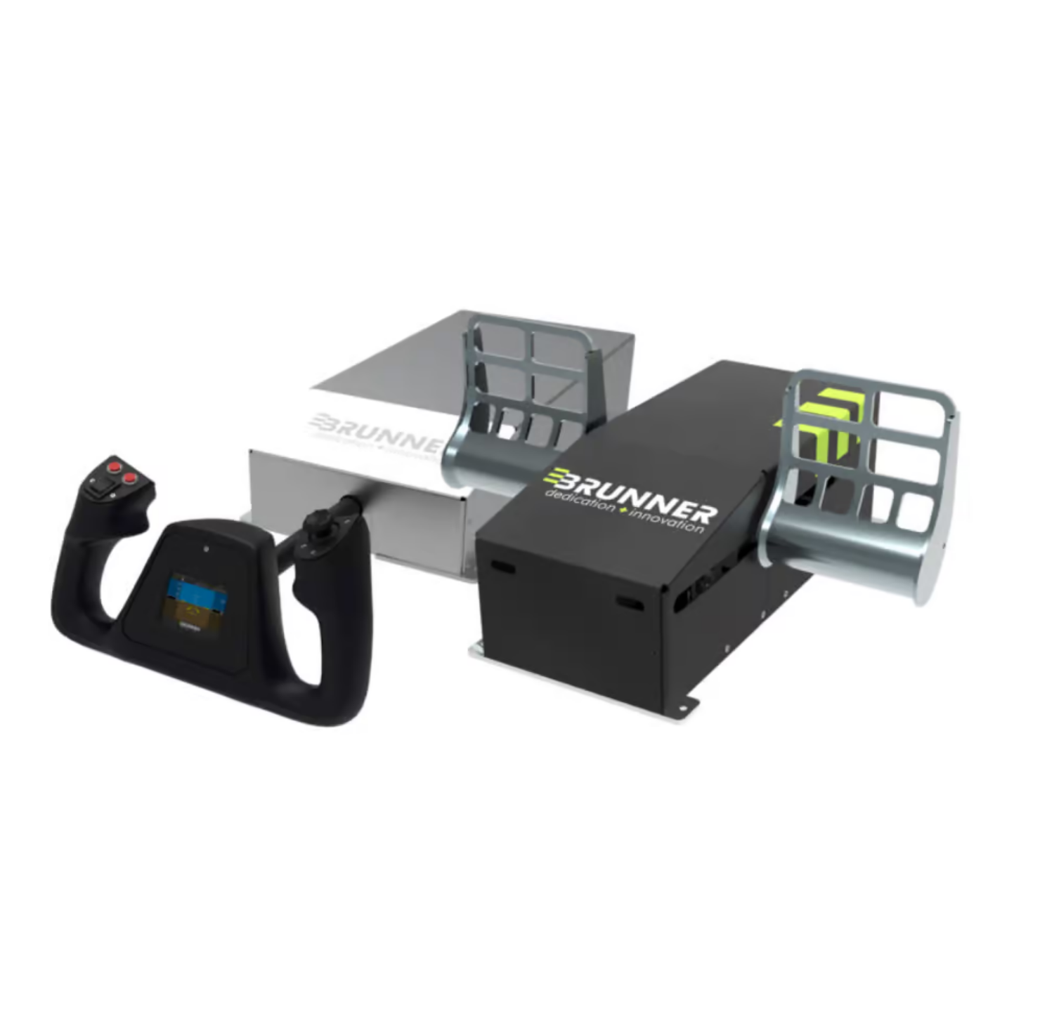 Brunner Rudder pedals ve MK II Yoke bundle