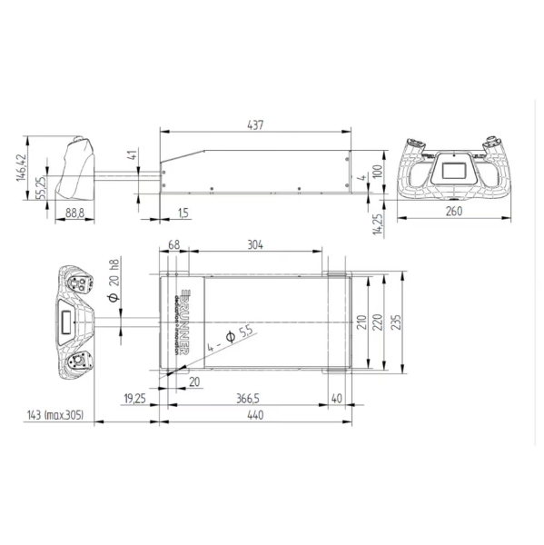 Brunner Rudder pedals ve MK II Yoke bundle