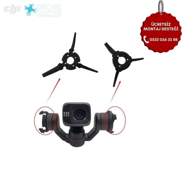 Mini 4 Pro/Mini 3 Pro/Mini 3 Titreşim önleyici gimbal lastikleri (Rubber)